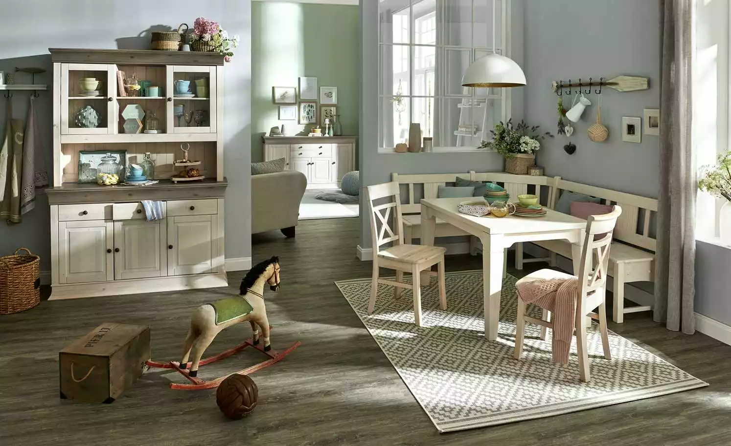 2er-Set Massivholz-Stühle Bornholm | Kiefer Weiß 3 2er-Set Massivholz-Stühle Bornholm | Kiefer Weiß