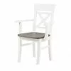 maison bleue Holzstuhl massiv Florian | Weiß / Grau Ja -Stühle Verkäufe 2023 11300228 8 202108131411