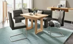 Leder-Schwingstuhl mit Griff Canto II | Schoko (Braun)