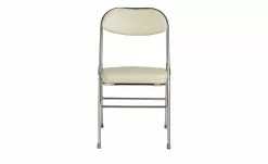 Klappstuhl Kunstleder Chrom Florian | Beige -Stühle Verkäufe 2023 11303837 6 201901221117