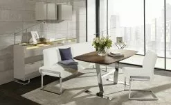 JOOP! Schwingstuhl Leder 007 | Zucker (Weiß)