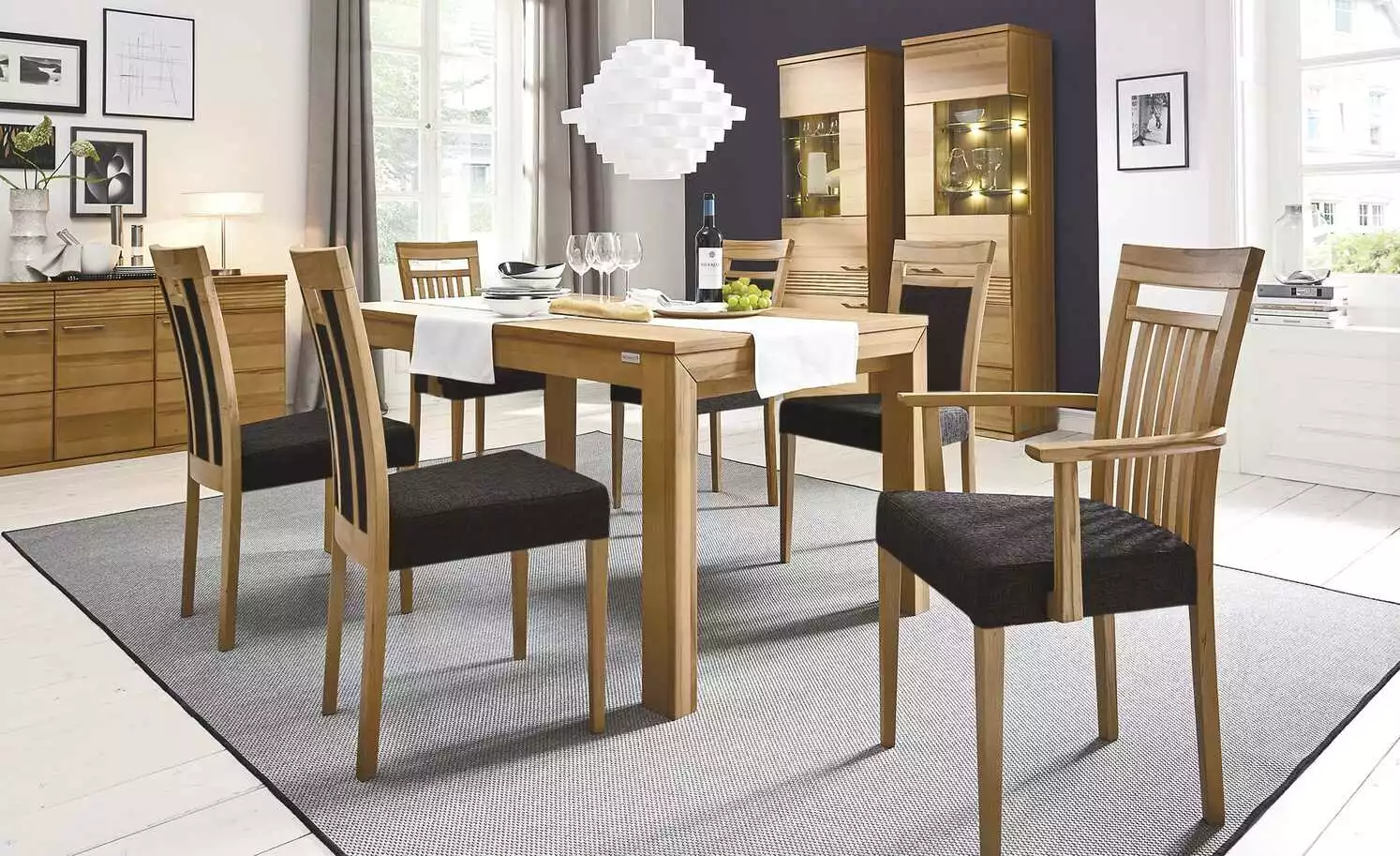 Wohnwert Stuhl Noa | Moor (Dunkelblau/Braun) 1 3 Wohnwert Stuhl Noa | Moor (Dunkelblau/Braun) 1