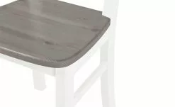 maison bleue Holzstuhl massiv Florian | Weiß / Grau Nein -Stühle Verkäufe 2023 11309775 3 202108131411