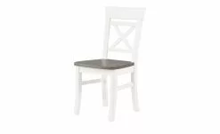 maison bleue Holzstuhl massiv Florian | Weiß / Grau Nein -Stühle Verkäufe 2023 11309775 9 202108131411