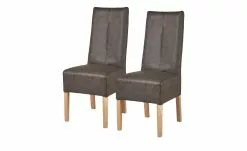 Polsterstuhl 2er Set Buche braun Marlon