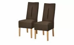 Polsterstuhl 2er Set Buche dunkelbraun Marlon