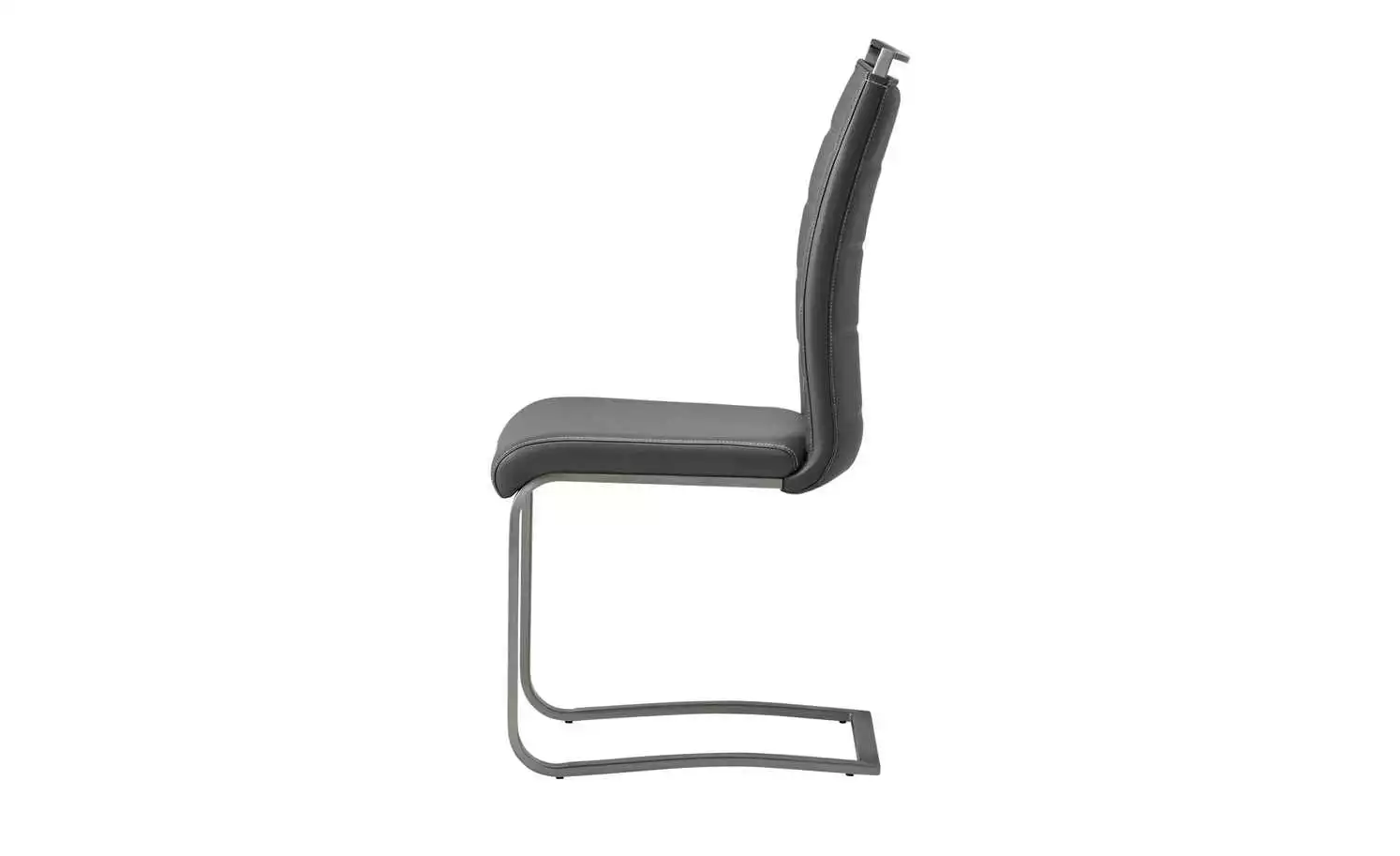 uno Kunstleder-Freischwinger Edita | Grau 9 uno Kunstleder-Freischwinger Edita | Grau – Bild 7