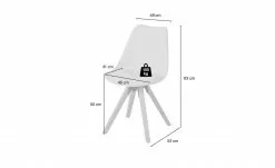 Schalenstuhl Charles | Schwarz -Stühle Verkäufe 2023 12306135 7 201907232252