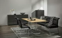 JOOP! Leder-Kufenstuhl Cubic | Black (Schwarz) Nein