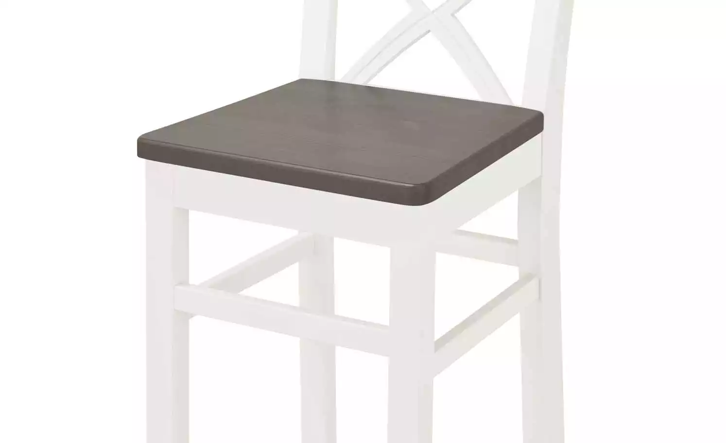 maison bleue Barstuhl Florian | Weiß / Grau ca. 74,5 cm 6 maison bleue Barstuhl Florian | Weiß / Grau ca. 74,5 cm – Bild 4