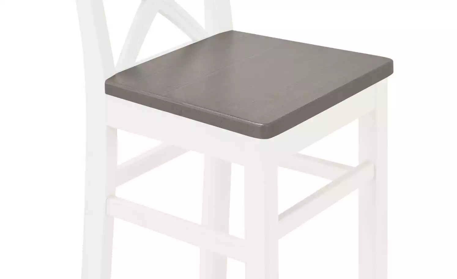 maison bleue Barstuhl Florian | Weiß / Grau ca. 64,5 cm 7 maison bleue Barstuhl Florian | Weiß / Grau ca. 64,5 cm – Bild 5