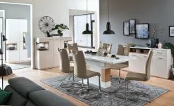 uno Schwingstuhl Vota | Cappuccino (Hellbraun) Kunstleder