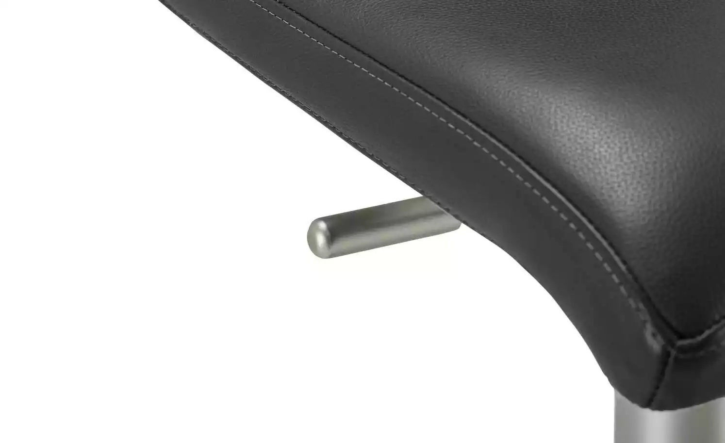 Leder-Barhocker MyTina | Schwarz 9 Leder-Barhocker MyTina | Schwarz – Bild 7