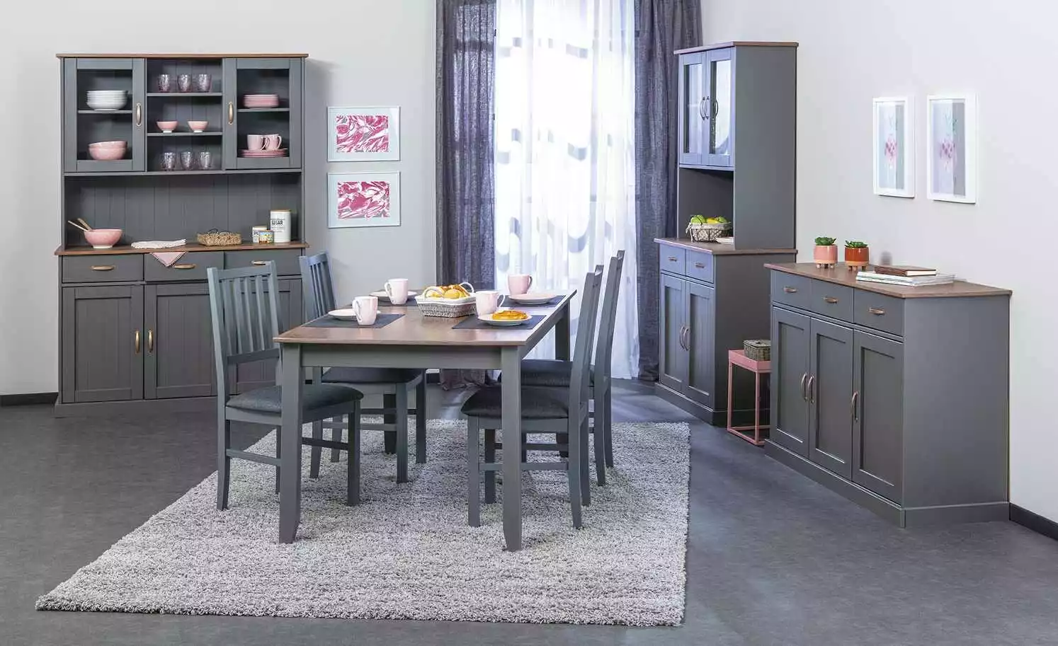 Stuhl, 2er-Set Muslone | Grau 3 Stuhl, 2er-Set Muslone | Grau