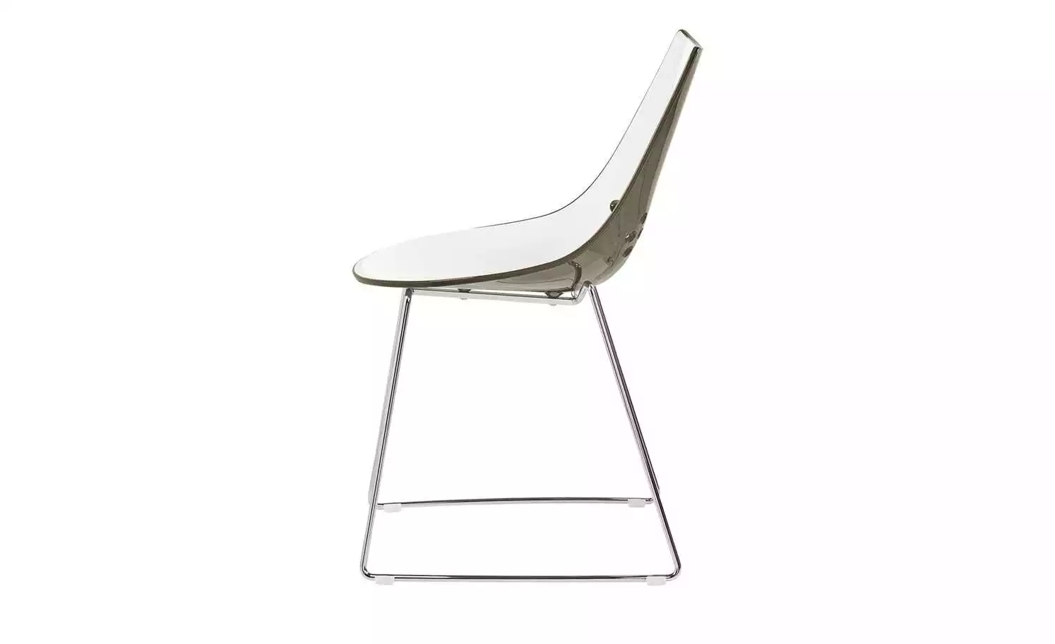 Connubia Stuhl Jam | Außen: Taubengrau / Innen: Schneeweiß glänzend 5 Connubia Stuhl Jam | Außen: Taubengrau / Innen: Schneeweiß glänzend – Bild 4