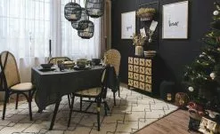 Stuhl Henry | Schwarz / Rattan