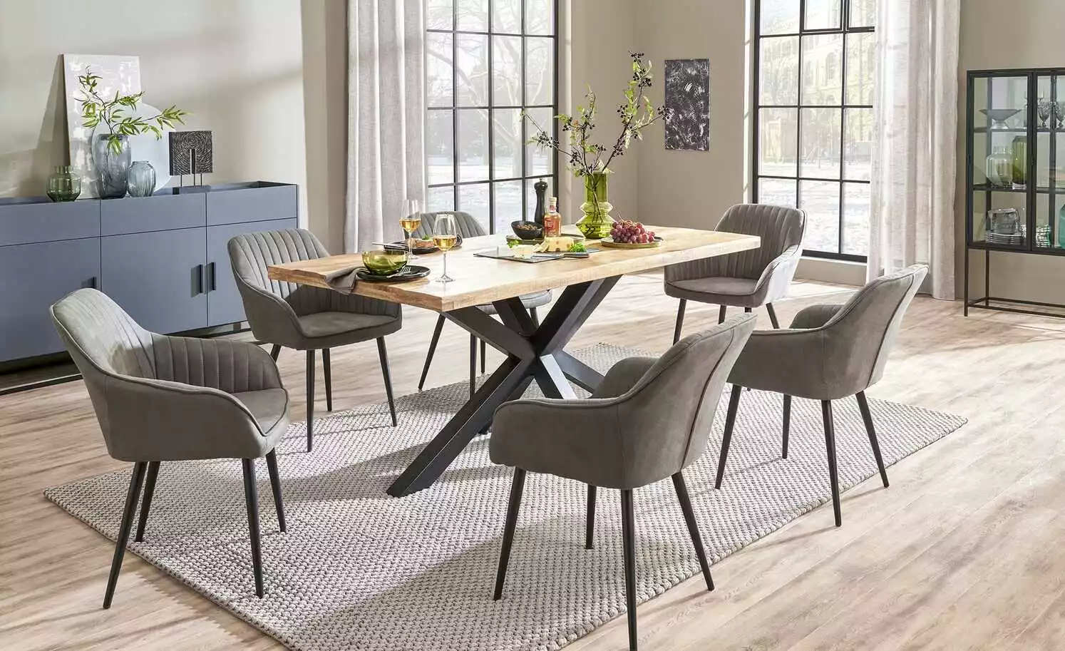 Schalenstuhl Thore | Grau 4 Schalenstuhl Thore | Grau – Bild 2