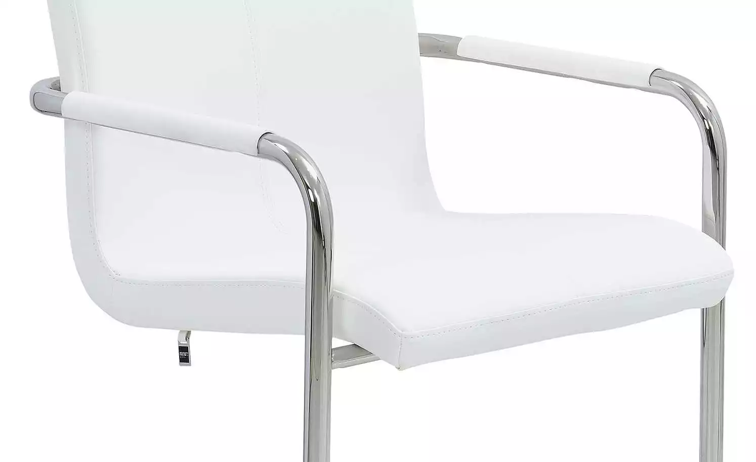 now! by hülsta Freischwinger Now! Dining S 17 | Weiß 1 Stuhl 5 now! by hülsta Freischwinger Now! Dining S 17 | Weiß 1 Stuhl – Bild 3