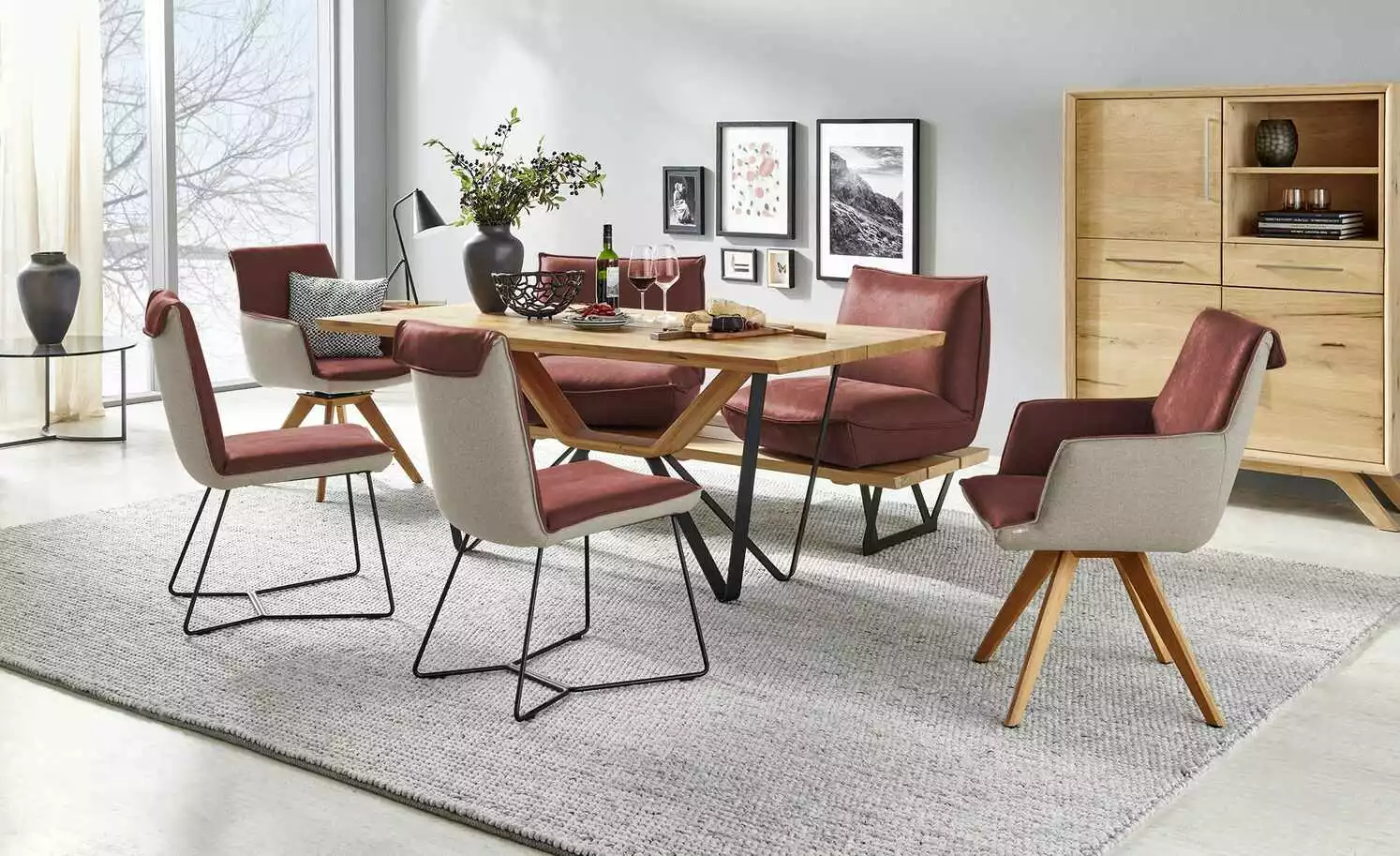 KOINOR Armlehnstuhl Leder Schwof | Chilli (Rot) / Beige Ja 3 KOINOR Armlehnstuhl Leder Schwof | Chilli (Rot) / Beige Ja