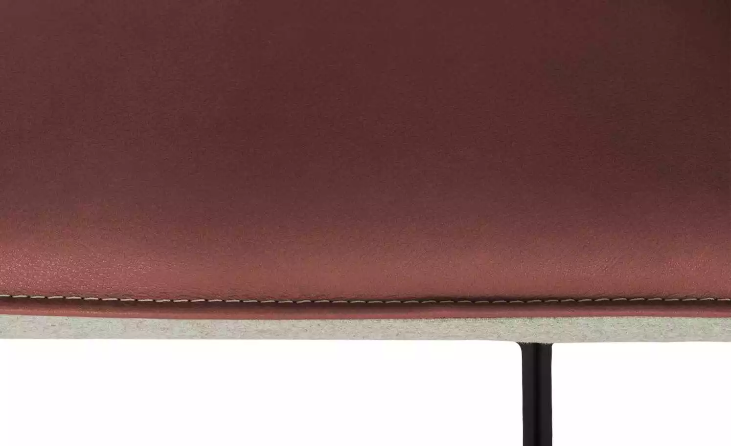 KOINOR Kufenstuhl Leder Schwof | Chilli (Rot) / Beige 6 KOINOR Kufenstuhl Leder Schwof | Chilli (Rot) / Beige – Bild 4