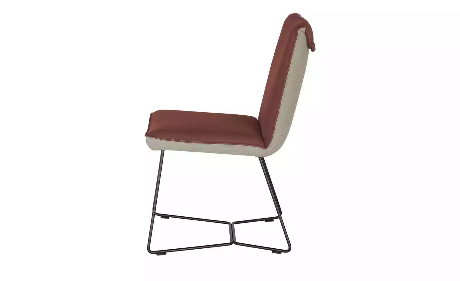 KOINOR Kufenstuhl Leder Schwof | Chilli (Rot) / Beige 7 KOINOR Kufenstuhl Leder Schwof | Chilli (Rot) / Beige – Bild 5