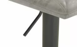 Barhocker MyToby | Lichtgrau Schwarz eckiger Bodenteller -Stühle Verkäufe 2023 13304602 5 202005052236