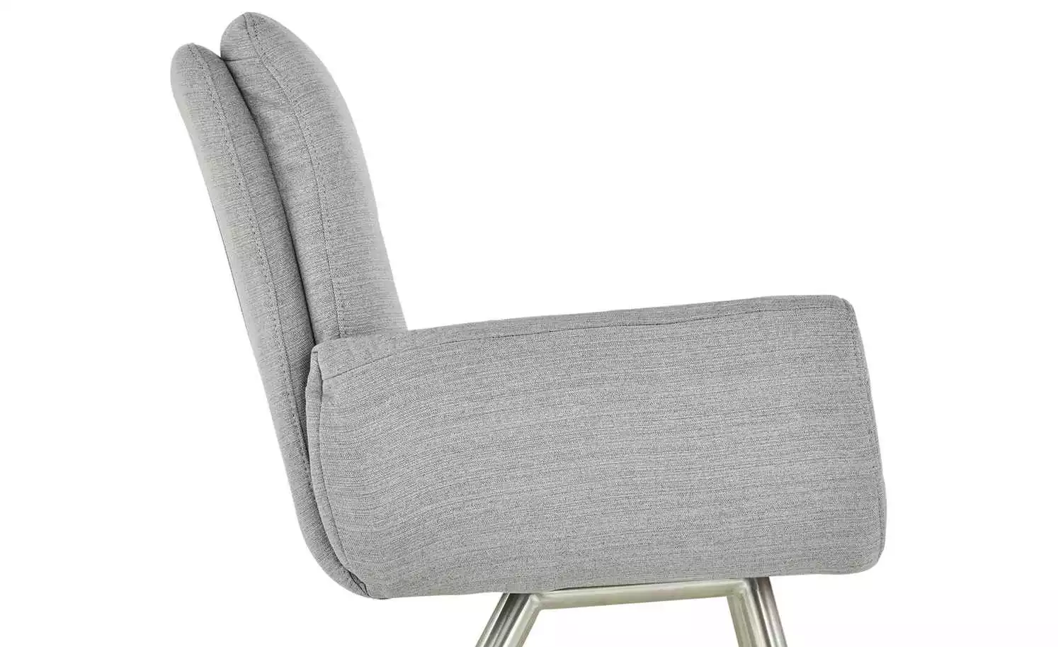 uno Polsterstuhl mit Armlehne Ilka | Grau 7 uno Polsterstuhl mit Armlehne Ilka | Grau – Bild 5