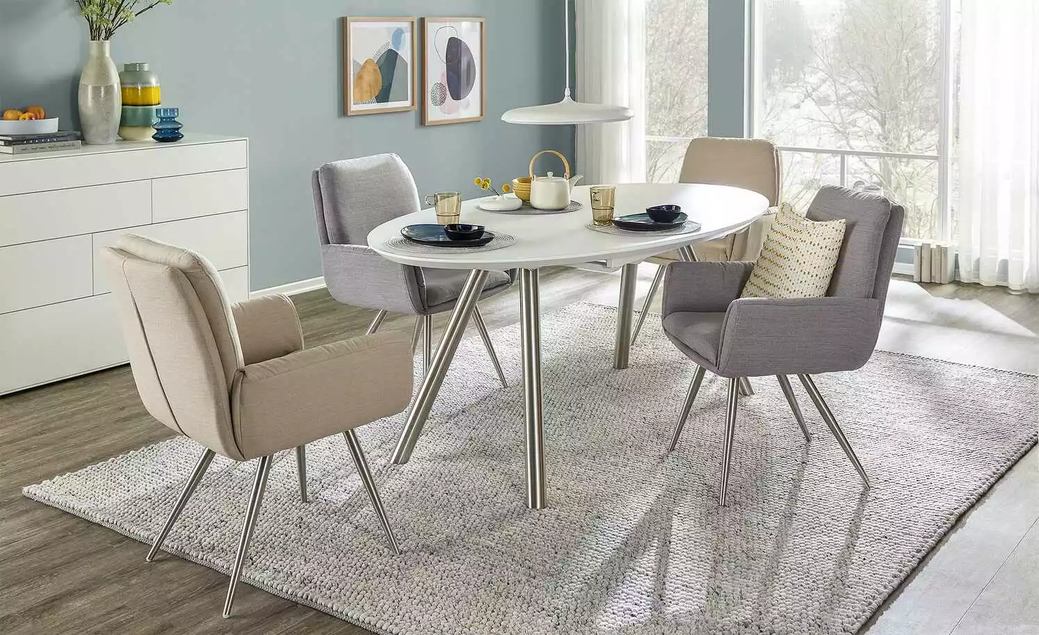 uno Polsterstuhl mit Armlehne Ilka | Grau 3 uno Polsterstuhl mit Armlehne Ilka | Grau