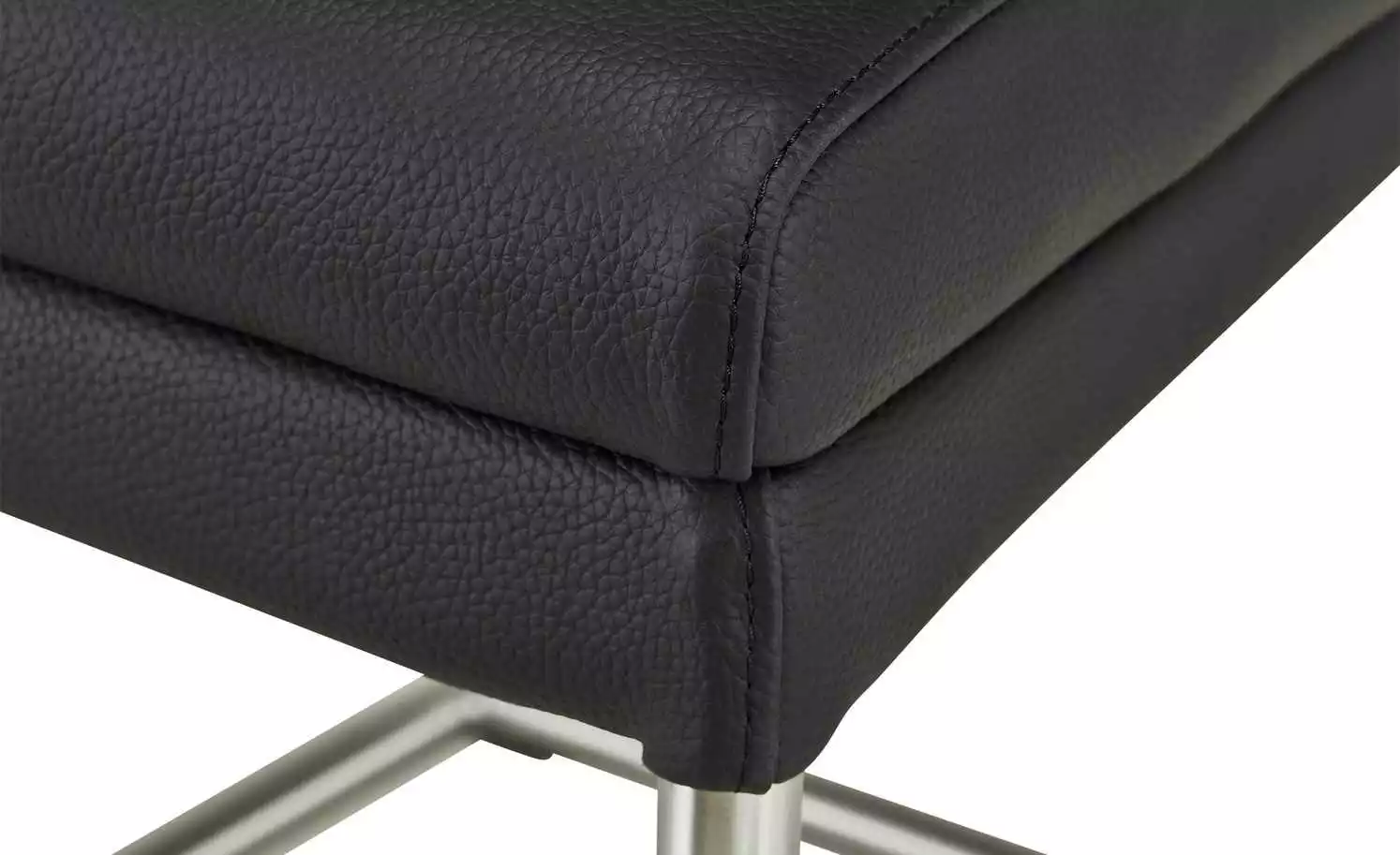 uno Leder-Schwingstuhl Steve | Schwarz 7 uno Leder-Schwingstuhl Steve | Schwarz – Bild 5