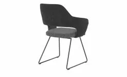 Polsterstuhl mit Armlehne Lavall | Charcoal (Anthrazit) Kufenstuhl -Stühle Verkäufe 2023 13307248 2 202103292234