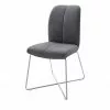 Stuhl SigNature Two | Kufenstuhl mit X-Gestell Nein Grau Edelstahl
