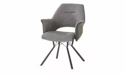 uno Armlehn-Polsterstuhl Vineo | Grau