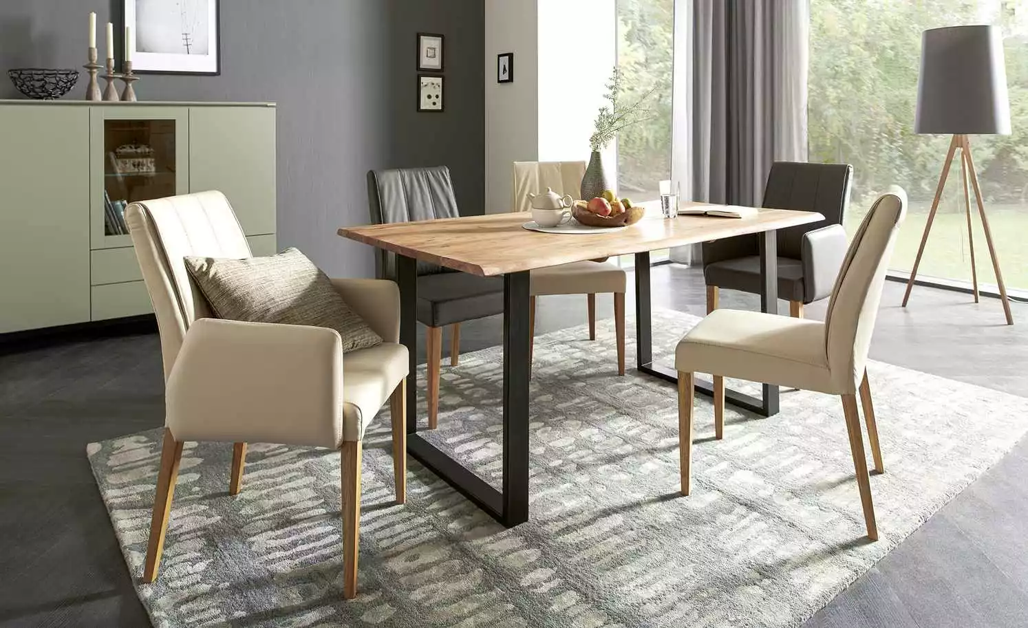 Woodford Polsterstuhl mit Armlehne Claudia | Avorio (Beige) Ja 3 Woodford Polsterstuhl mit Armlehne Claudia | Avorio (Beige) Ja