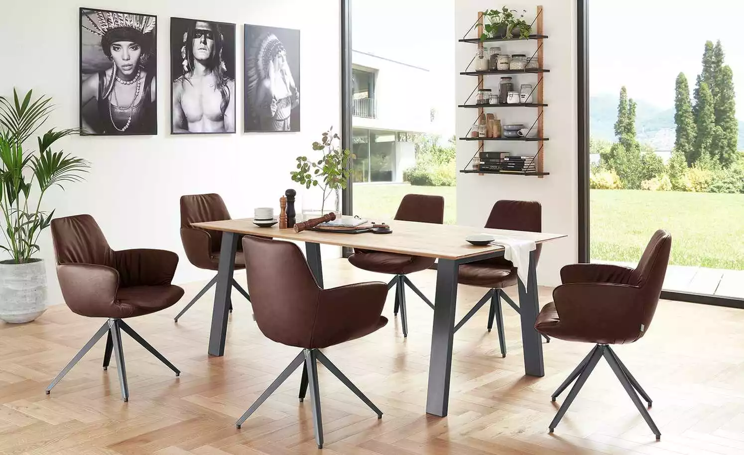 Armlehnstuhl Maple | Cuero (Braun) 3 Armlehnstuhl Maple | Cuero (Braun)