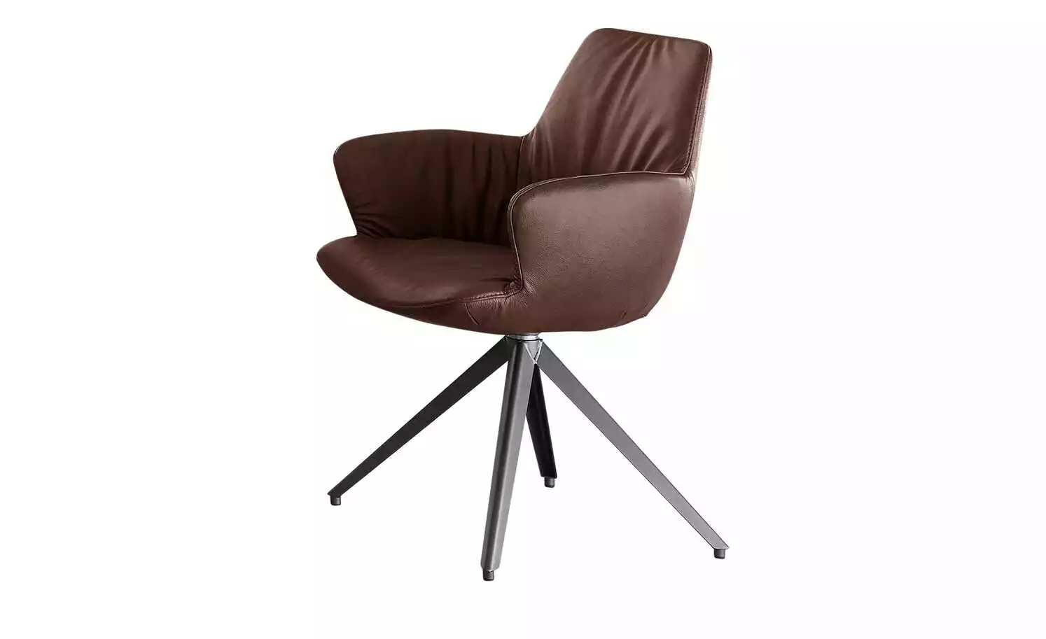 Armlehnstuhl Maple | Cuero (Braun) 4 Armlehnstuhl Maple | Cuero (Braun) – Bild 2