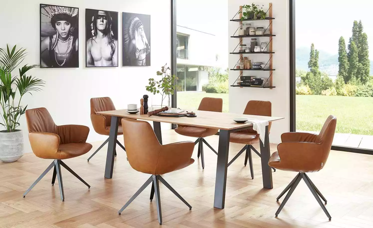 Armlehnstuhl Maple | Cognac (Hellbraun) 3 Armlehnstuhl Maple | Cognac (Hellbraun)