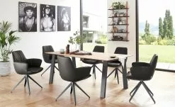 Armlehnstuhl Maple | Marrongrey (Braun-Grau)