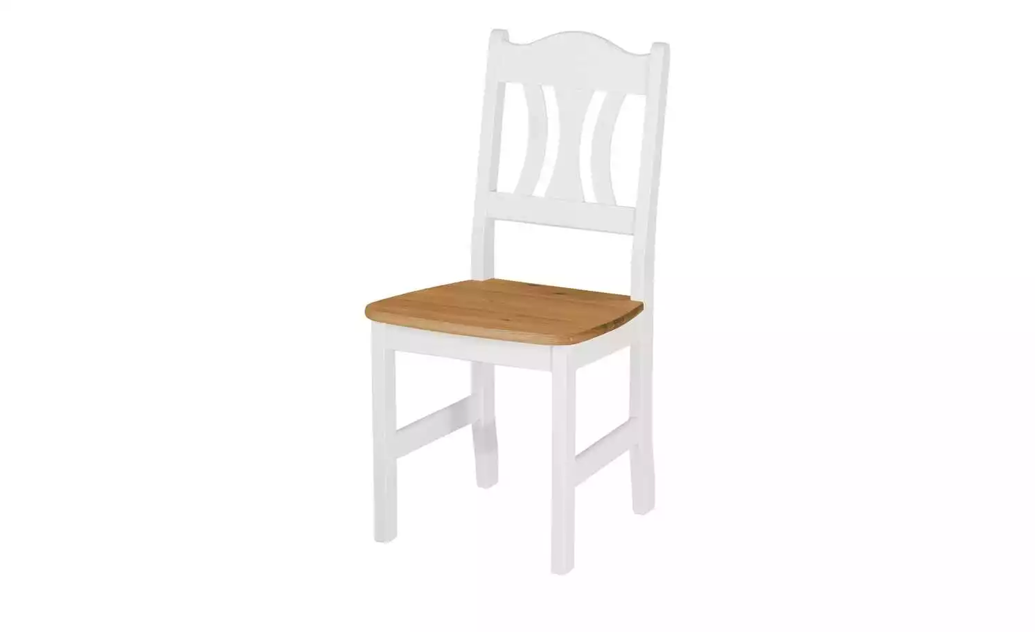 maison bleue Holzstuhl massiv Carola | Weiß / laugenfarbig 3 maison bleue Holzstuhl massiv Carola | Weiß / laugenfarbig