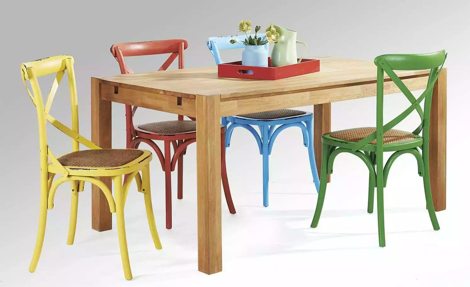 Stuhl im Used-Look Xabi | Grün 5 Stuhl im Used-Look Xabi | Grün – Bild 3