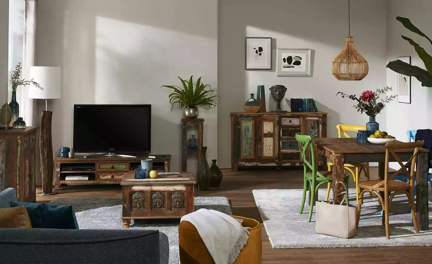 Stuhl im Used-Look Xabi | Grün 3 Stuhl im Used-Look Xabi | Grün