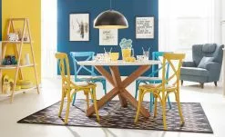 Stuhl im Used-Look Xabi | Curry