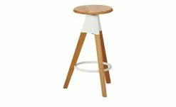 Barhocker verstellbar Eichenholz Turner