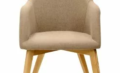 Woodford Polsterstuhl mit Armlehne Vilo | Creme Spidergestell – Eiche -Stühle Verkäufe 2023 14300078 5 202208251235