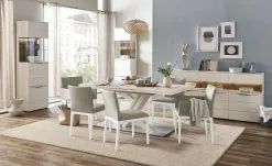 Berger & Rath Polsterstuhl Bono | Hellbraun Weiß-Creme Ja