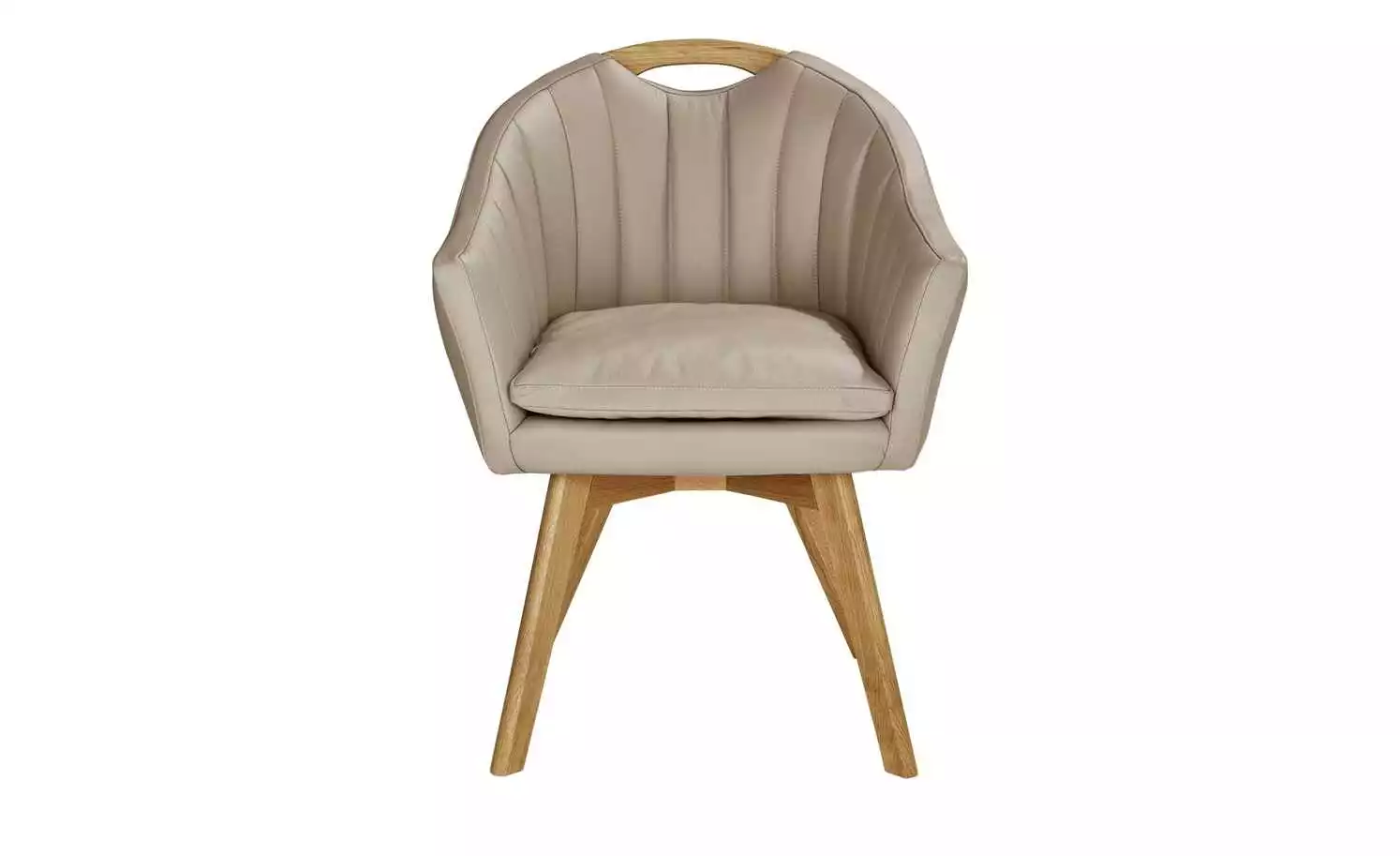 Berger & Rath Polsterstuhl mit Armlehne Lanx | Dunkelbeige 6 Berger & Rath Polsterstuhl mit Armlehne Lanx | Dunkelbeige – Bild 4