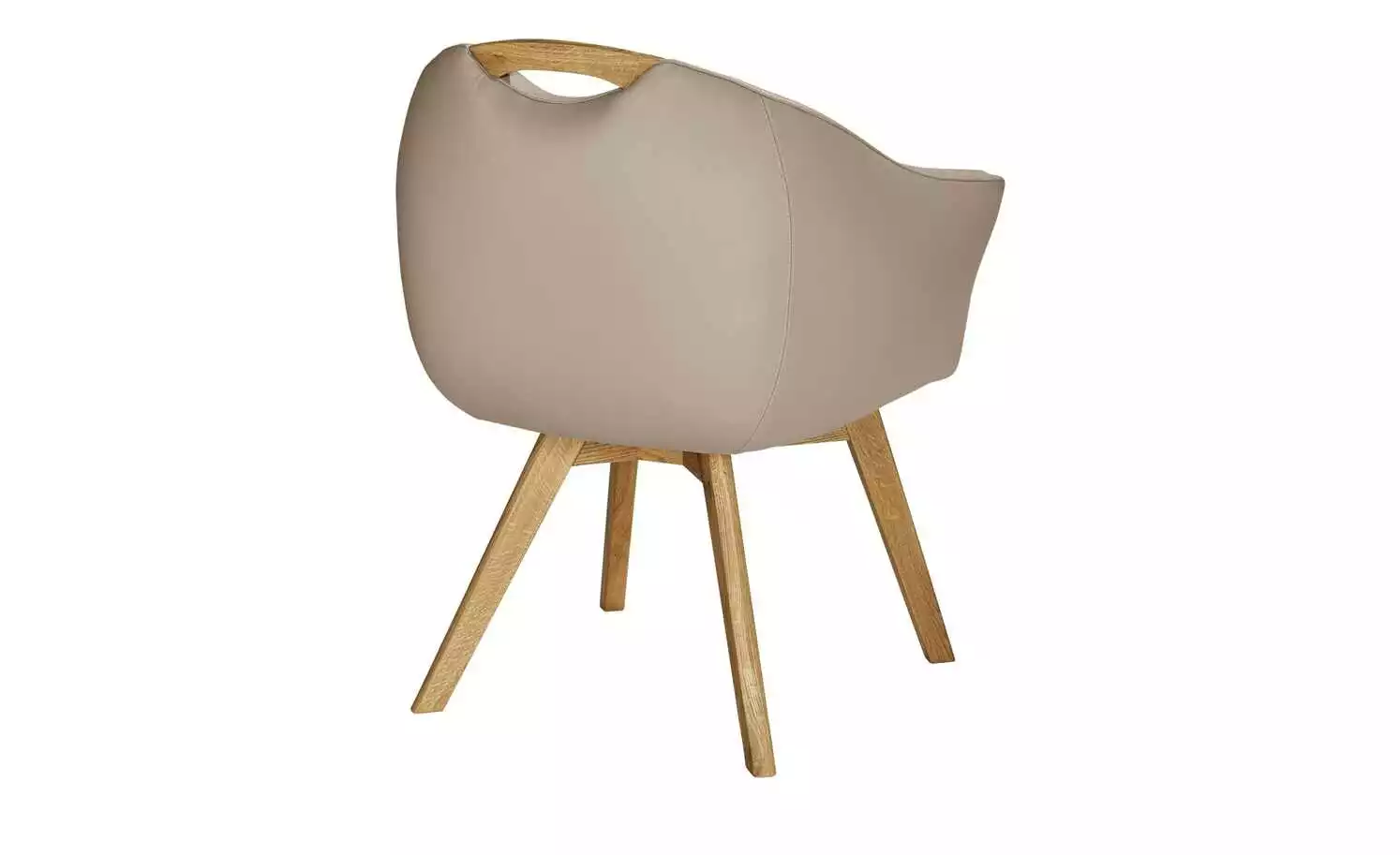 Berger & Rath Polsterstuhl mit Armlehne Lanx | Dunkelbeige 7 Berger & Rath Polsterstuhl mit Armlehne Lanx | Dunkelbeige – Bild 5