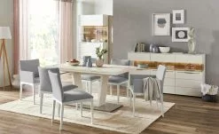 Berger & Rath Polsterstuhl Bono | Grau Weiß-Creme Nein