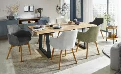 Woodford Polsterstuhl mit Armlehne Muron | Cappuccino Nein