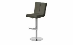 Barhocker Gaia | Cappuccino (Braun) Rund