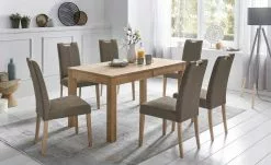 Woodford Polsterstuhl mit Griff Gabi 4 | Walnut (Braun) Buche